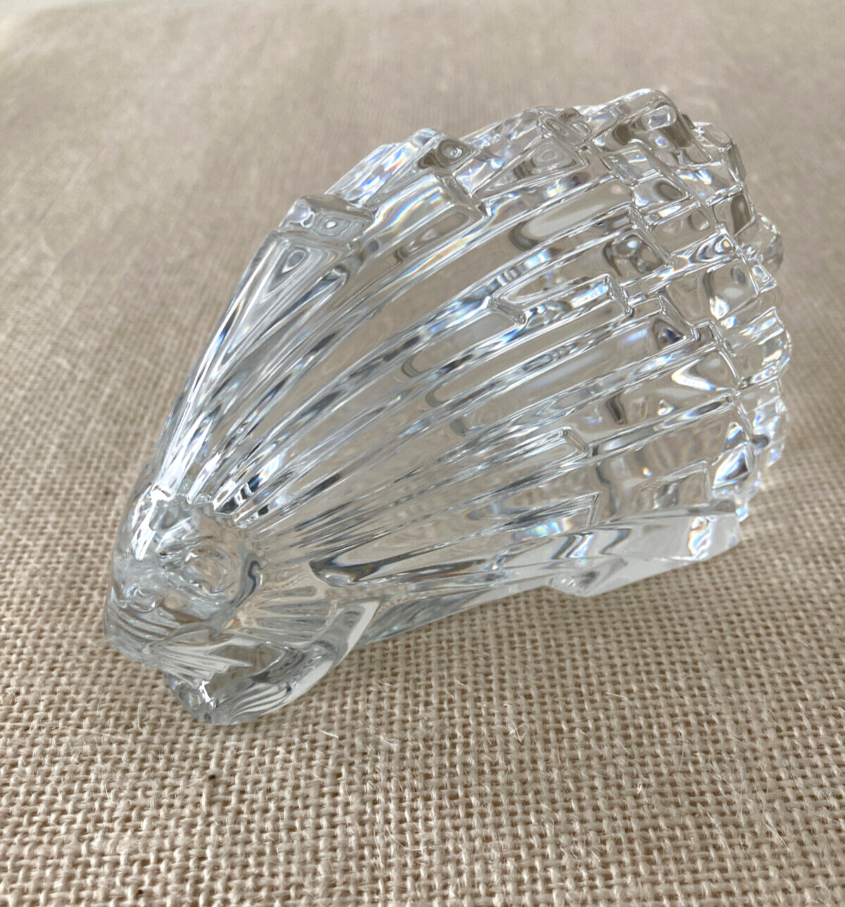 Baccarat Crystal Porcupine Hedgehog Figurine or Art Glass Paperweight