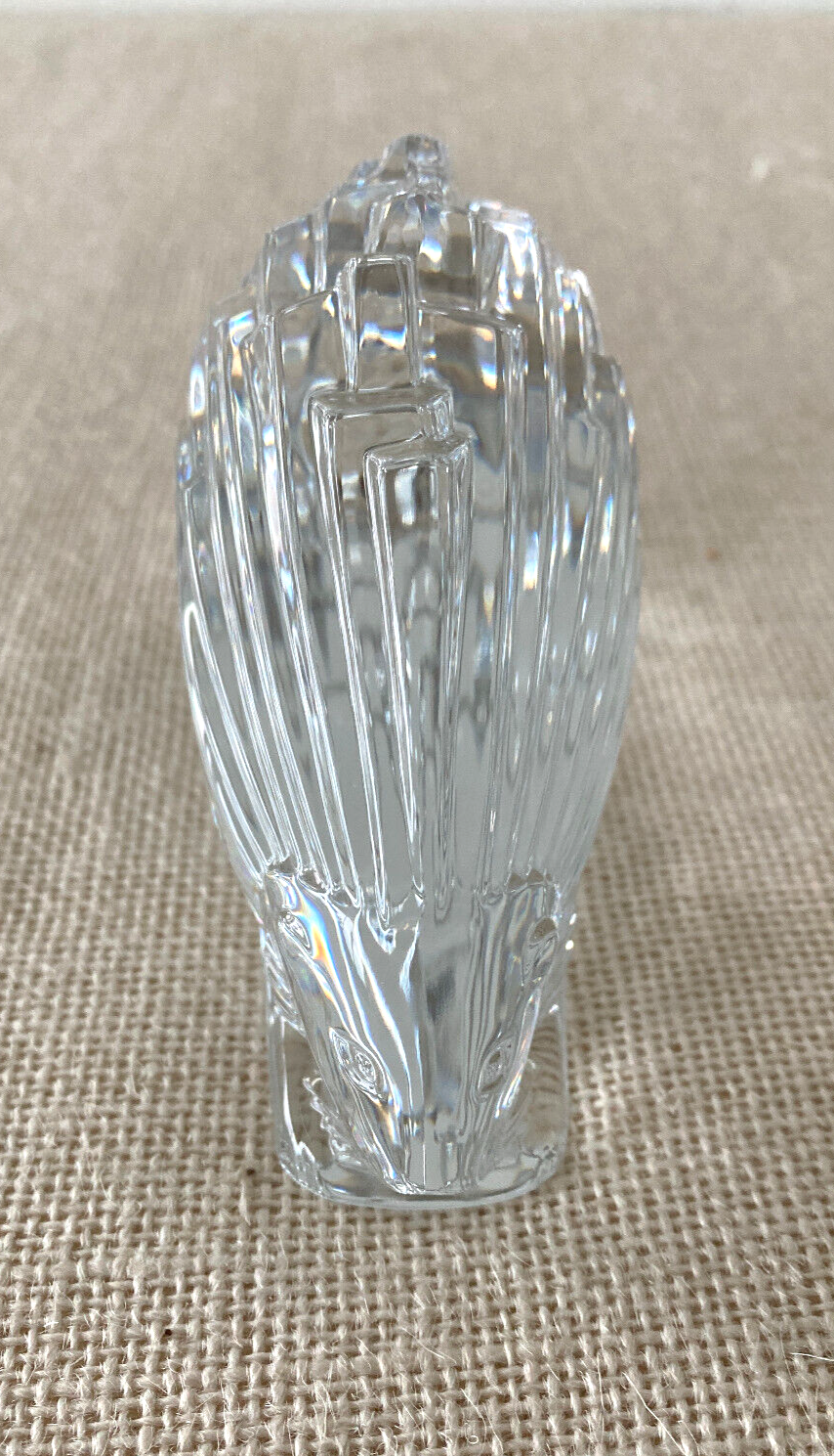 Baccarat Crystal Porcupine Hedgehog Figurine or Art Glass Paperweight