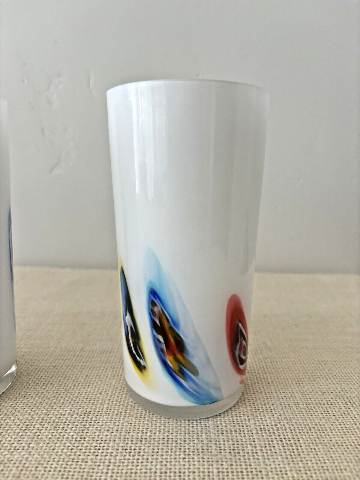 Venetian Murano Millefiori Glasses, Set of 6