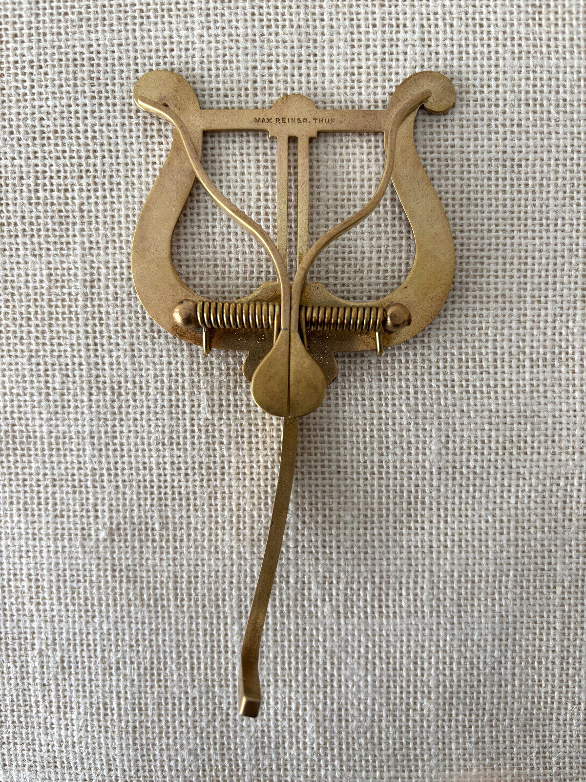 Large Brass Band Instrument Music Holder by Max Reiner Thun Switzerland