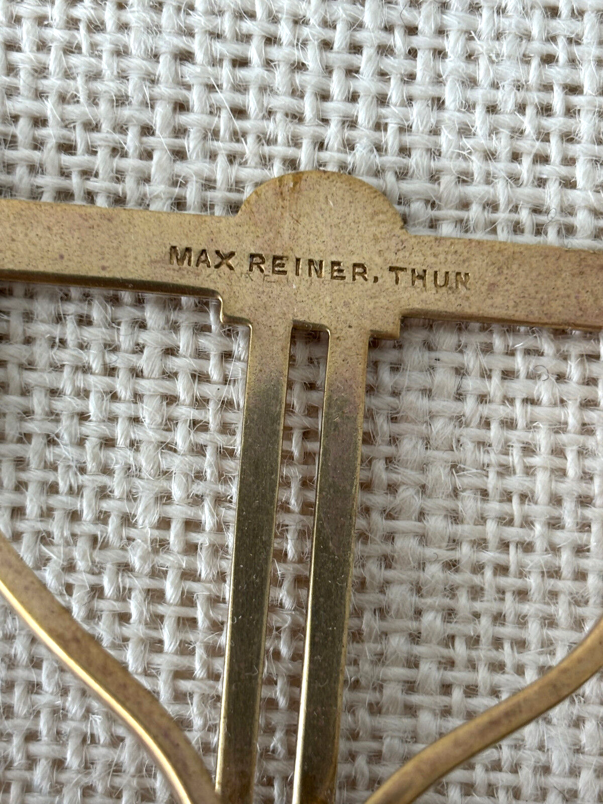 Large Brass Band Instrument Music Holder by Max Reiner Thun Switzerland