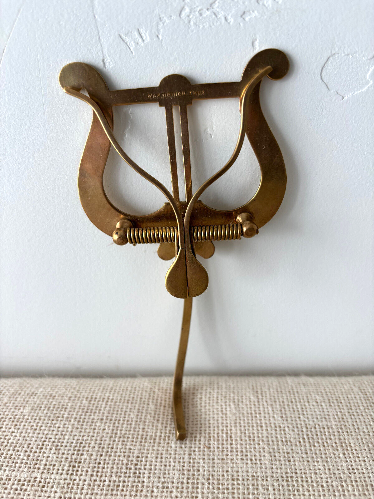 Large Brass Band Instrument Music Holder by Max Reiner Thun Switzerland