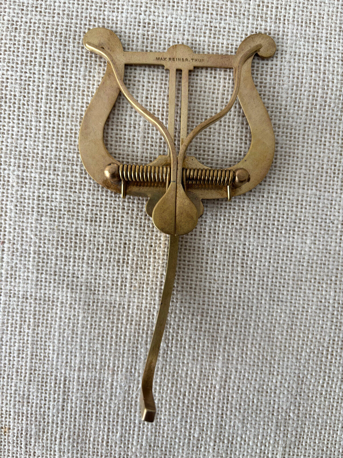Large Brass Band Instrument Music Holder by Max Reiner Thun Switzerland
