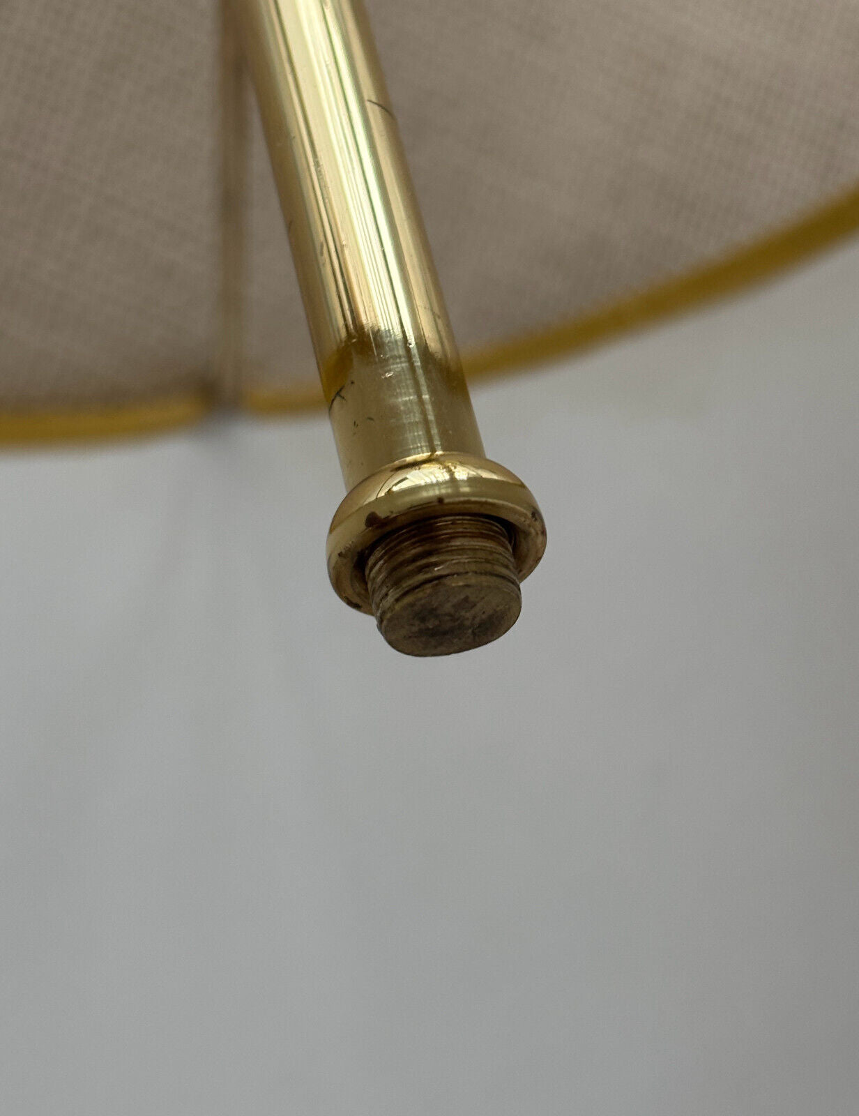 Baldwin Brass Serpentine Bouillotte Adjustable Two Arm Candlestick Lamp w/ Shade