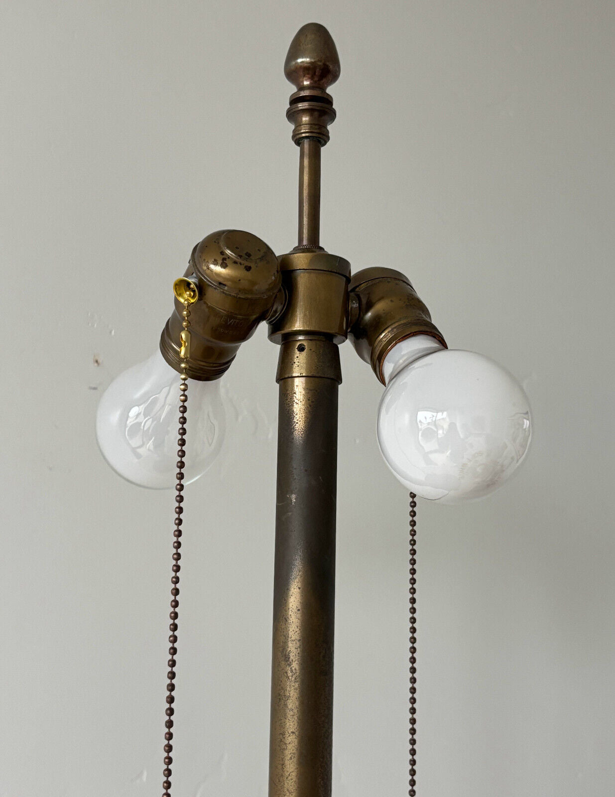 Marbro Verdigris Patina Chinese Jar Table Lamp