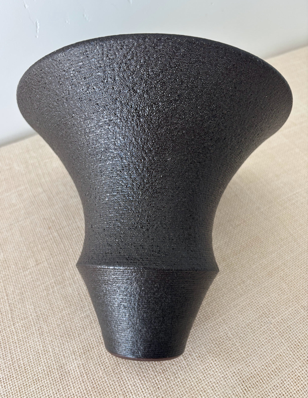 Minimalist Japanese Studio Art Pottery Vase by Nozomi Fujii