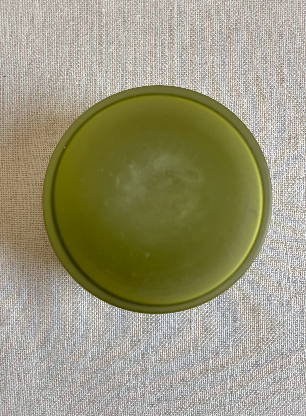 19thc French Green Opaline Glass Jar / Box with Ormolu Mounts