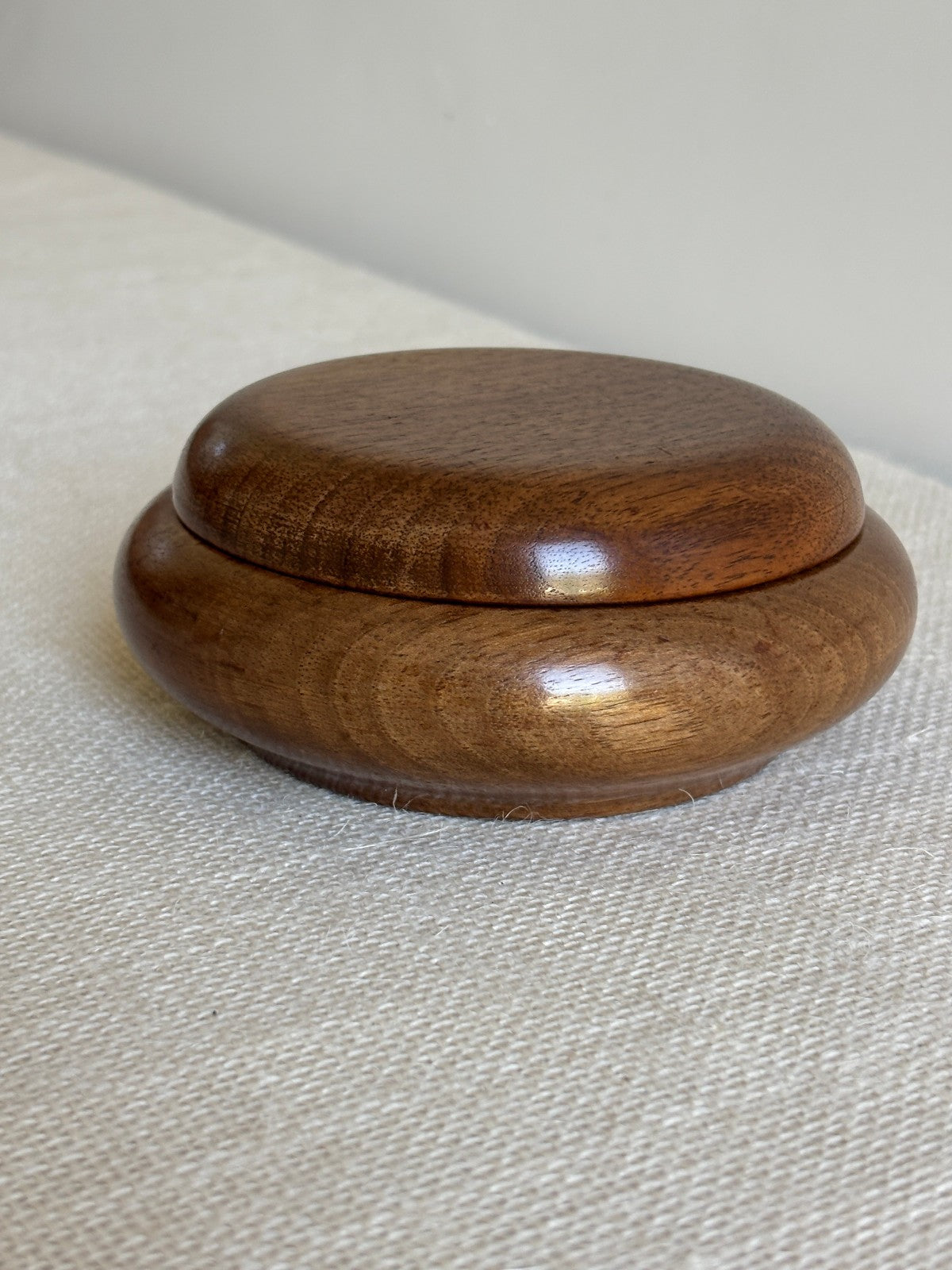 Mid Century Wood Coasters with Bottle Coaster Lid Storage Box
