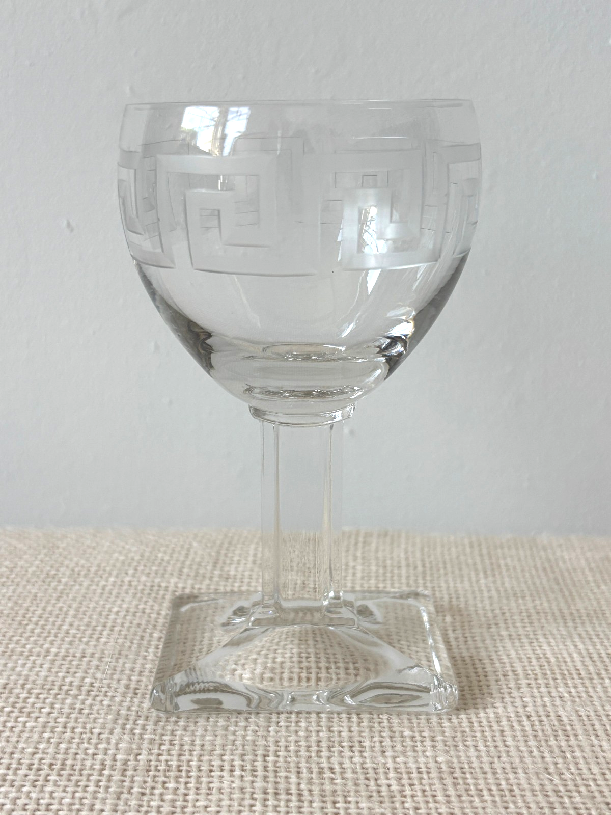 Art Deco Heisey Greek Key Cocktail Glasses