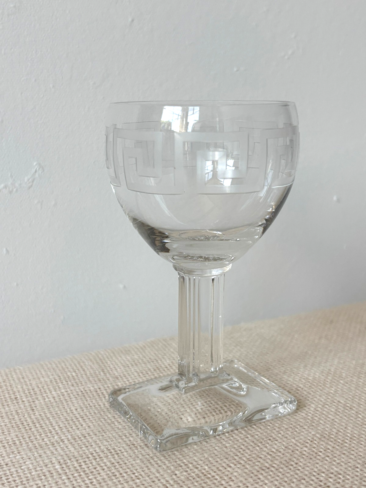 Art Deco Heisey Greek Key Cocktail Glasses