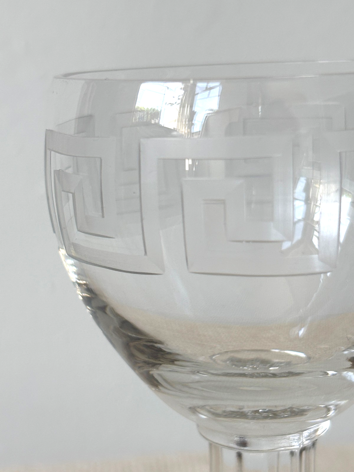 Art Deco Heisey Greek Key Cocktail Glasses