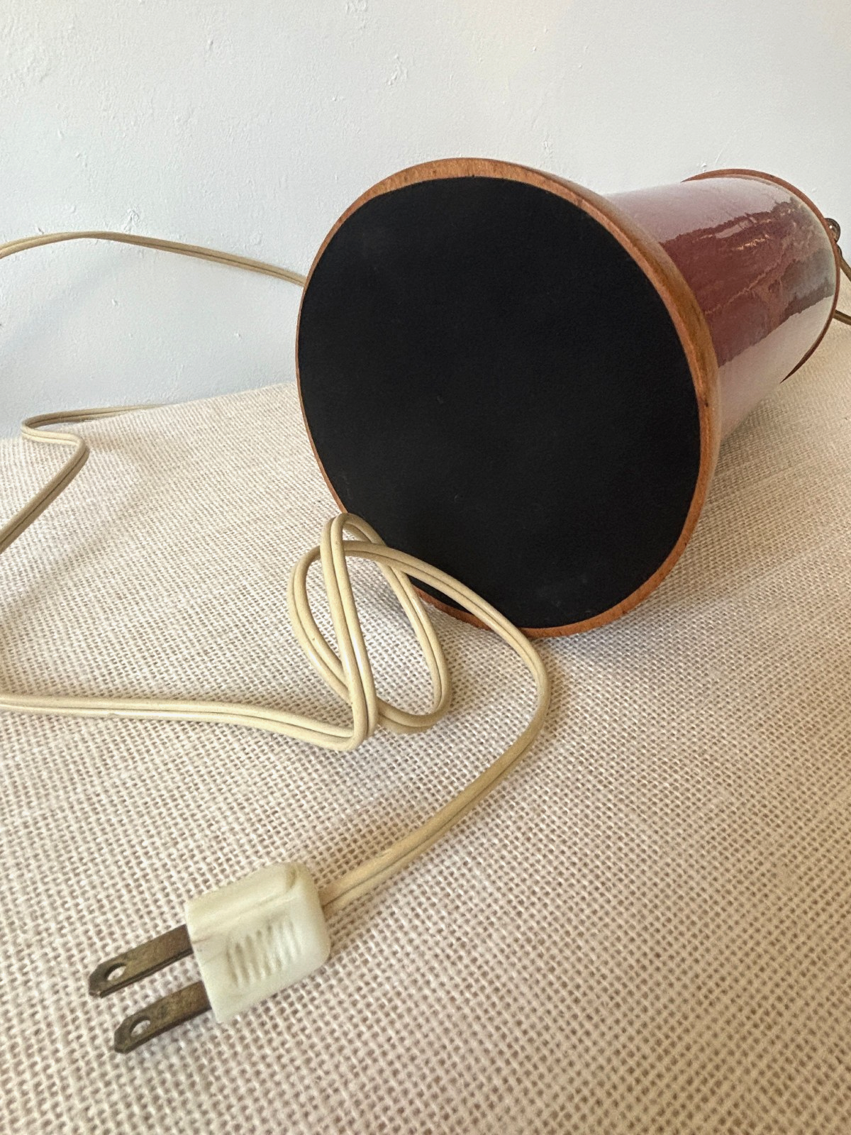 Vintage MCM William Manker Studio California Art Pottery Lamp