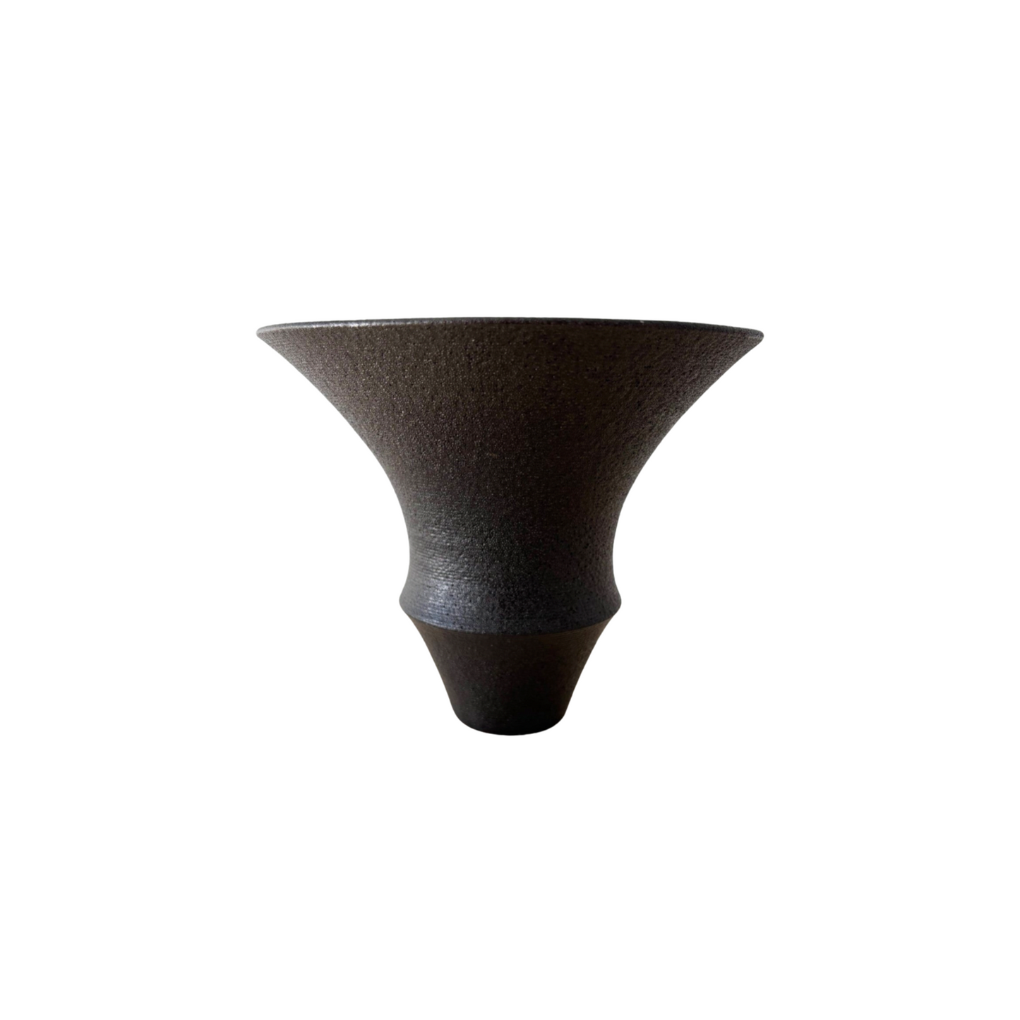 Minimalist Japanese Studio Art Pottery Vase by Nozomi Fujii