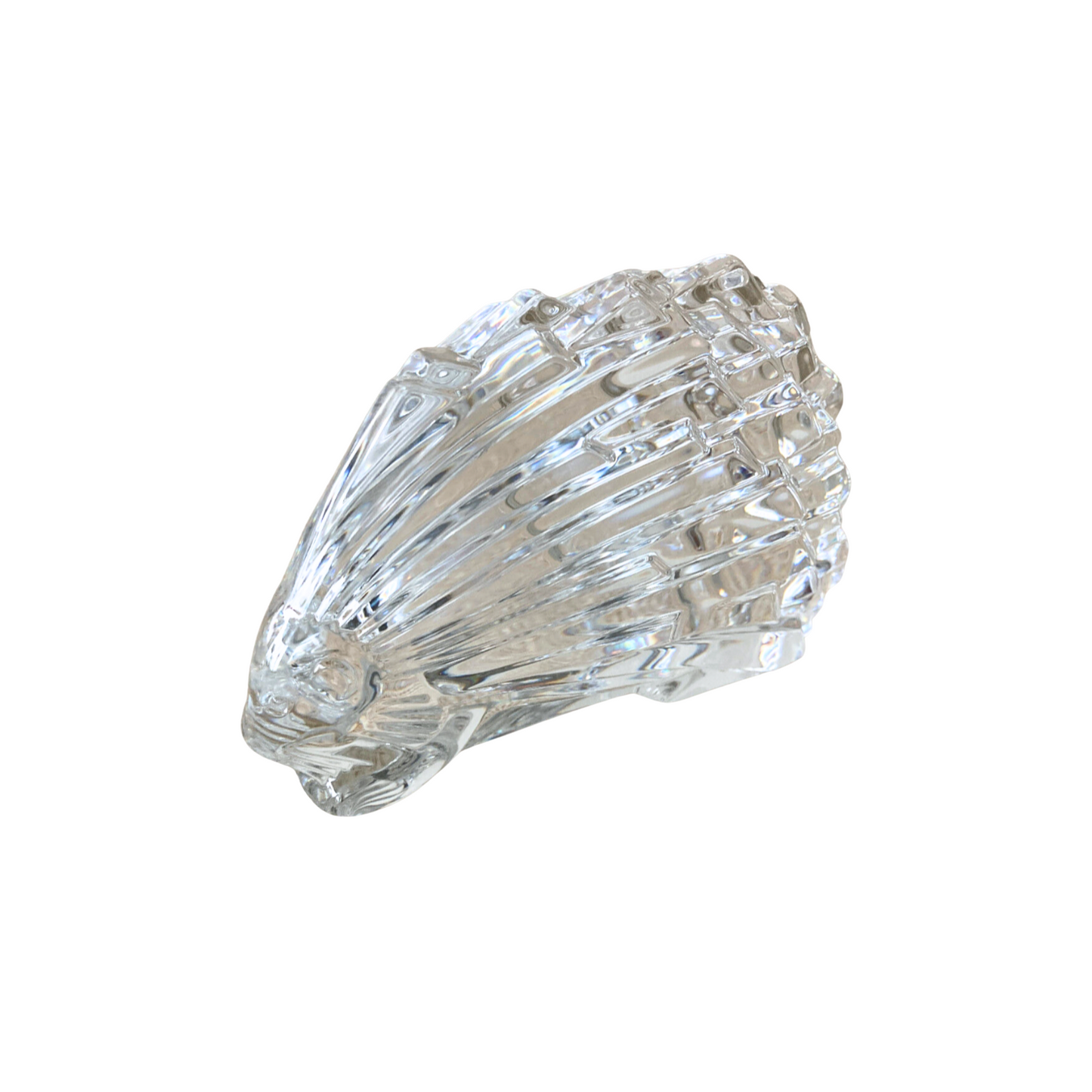 Baccarat Crystal Porcupine Hedgehog Figurine or Art Glass Paperweight