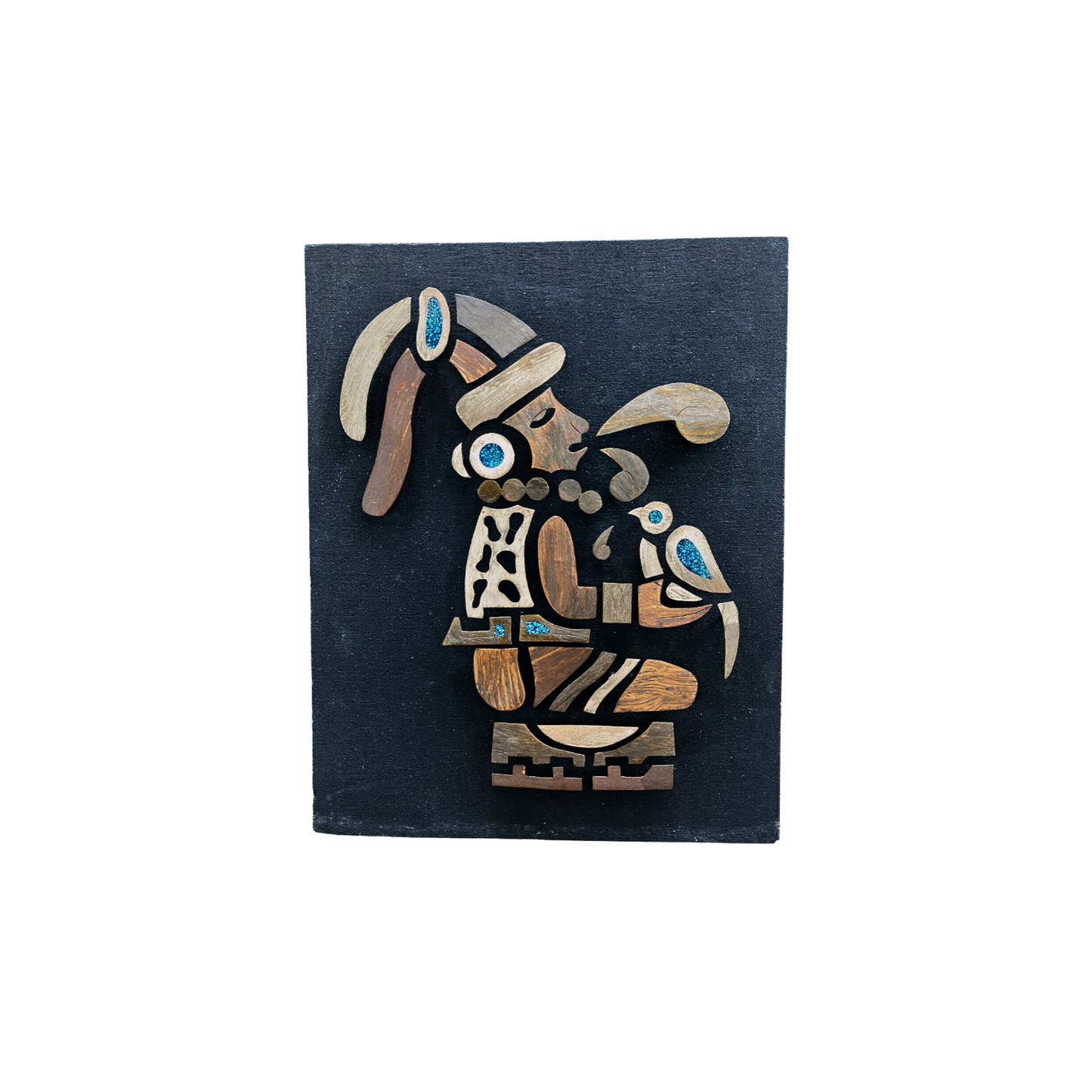 Mid Century Mexican 'Divorced Metals' Wall Sculpture