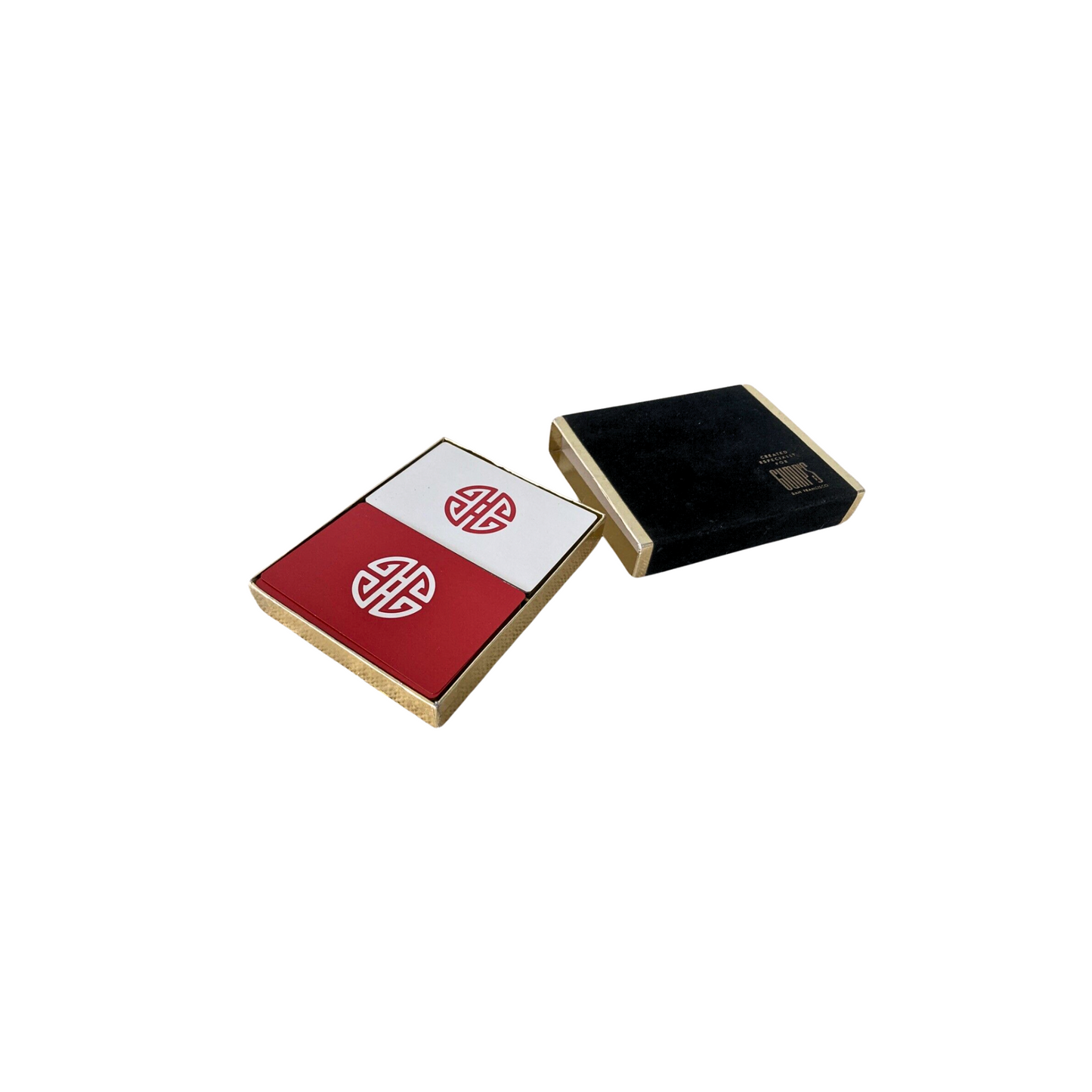 Gumps San Francisco "GOOD LUCK" Boxed Playing Cards