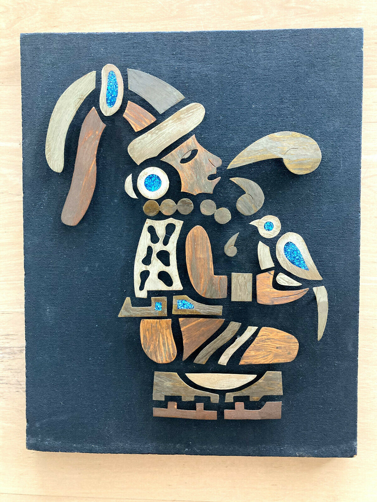 Mid Century Mexican 'Divorced Metals' Wall Sculpture
