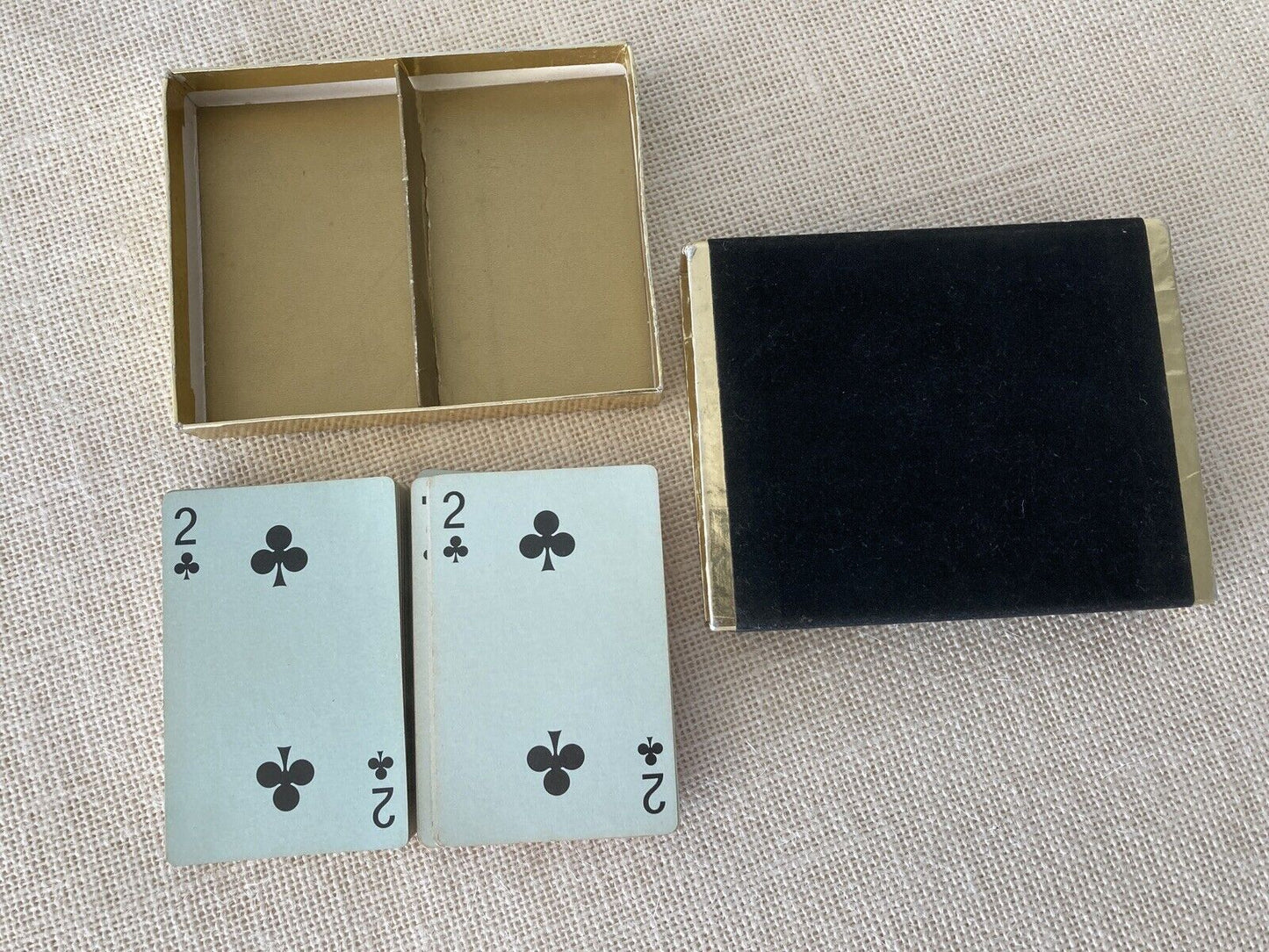 Gumps San Francisco "GOOD LUCK" Boxed Playing Cards