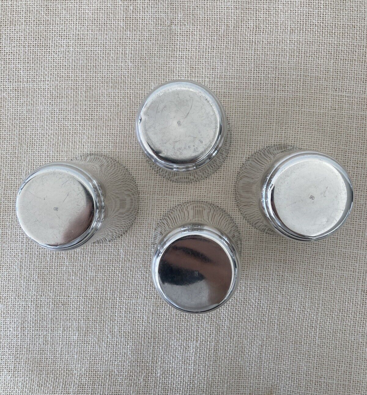 Art Deco Silver Plate WMF Cocktail Tumblers