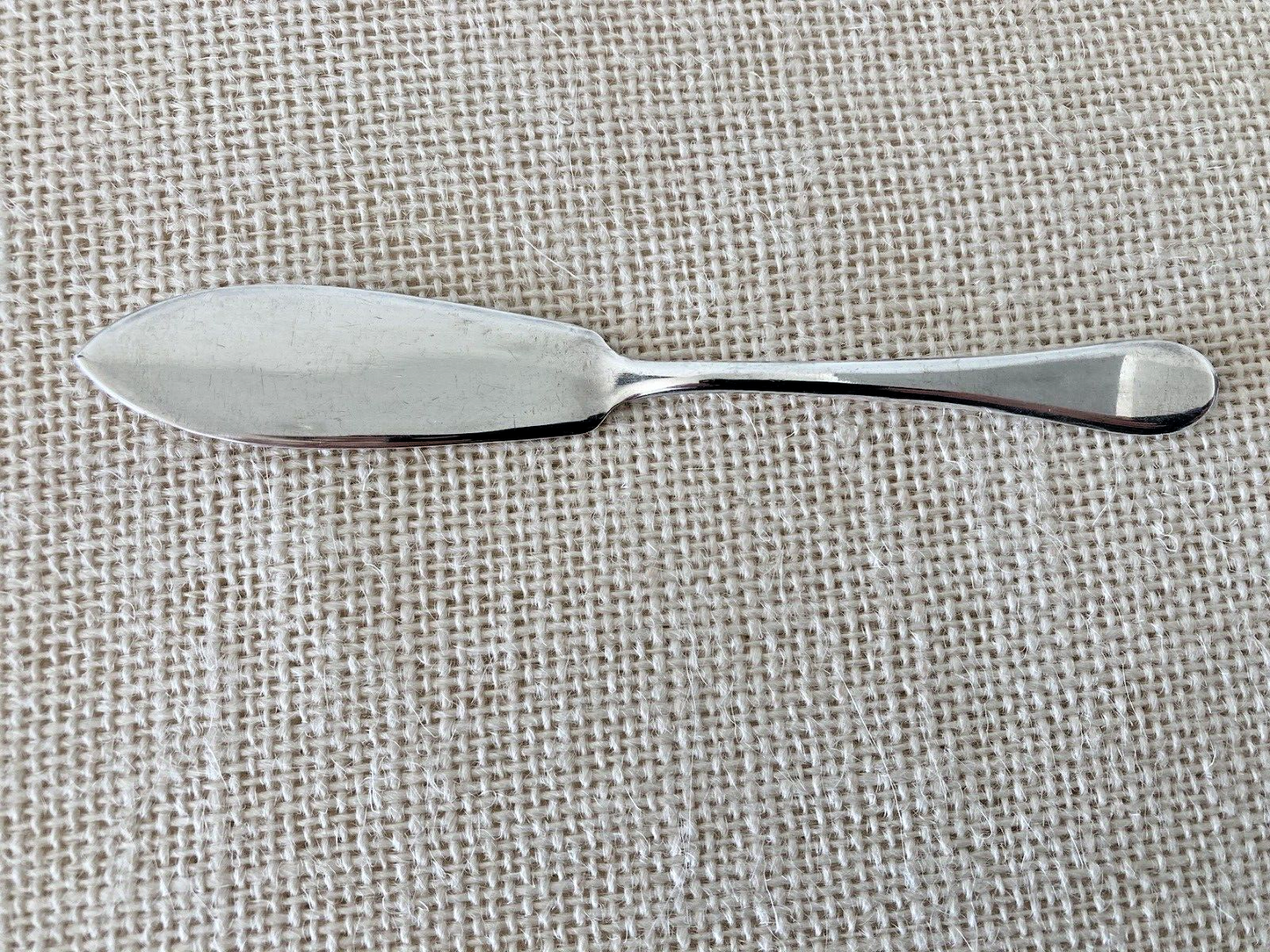 Mid century modern silver plate Cheese or Appetizer Knives by McGlashan-Clark