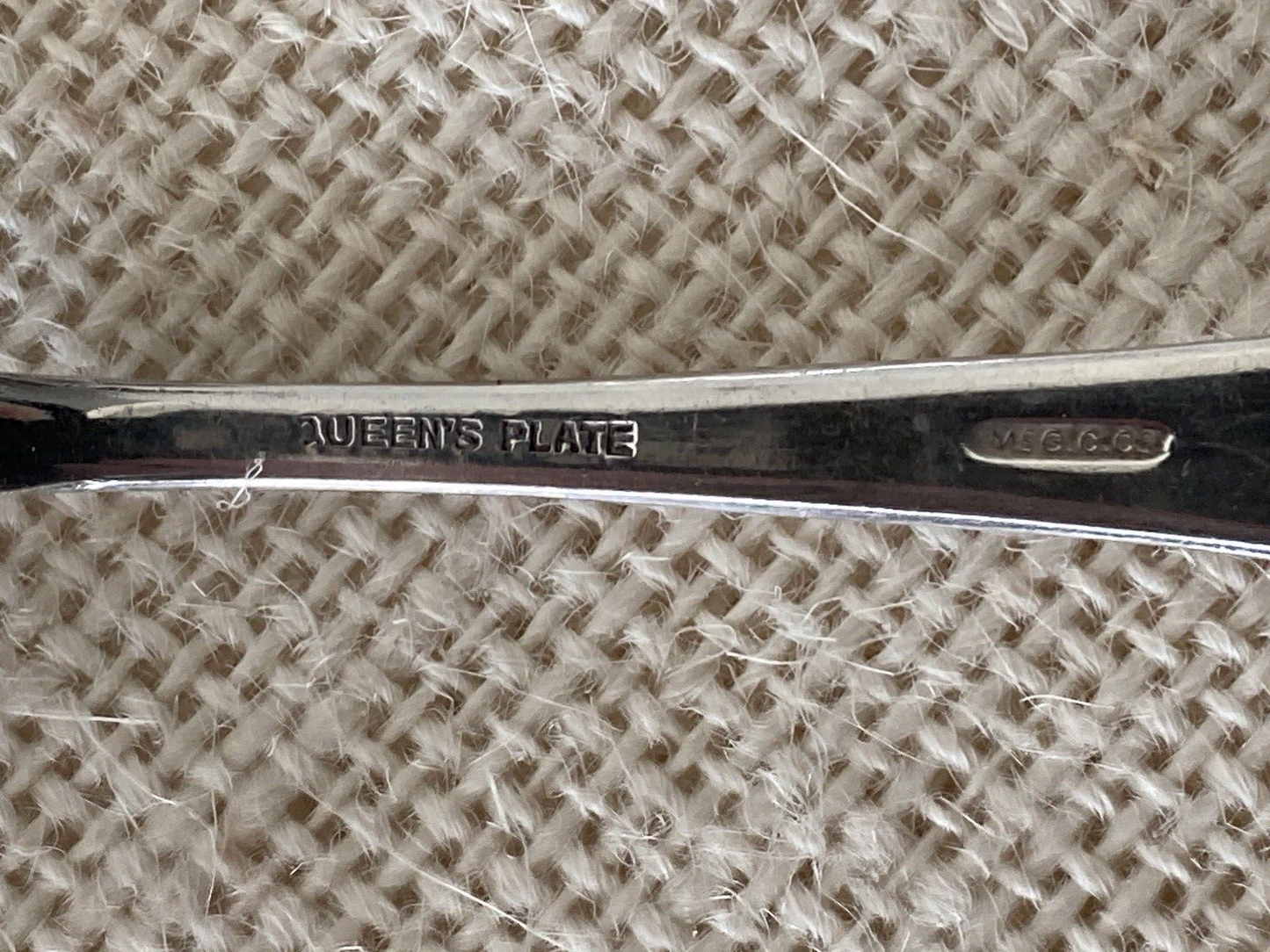 Mid century modern silver plate Cheese or Appetizer Knives by McGlashan-Clark