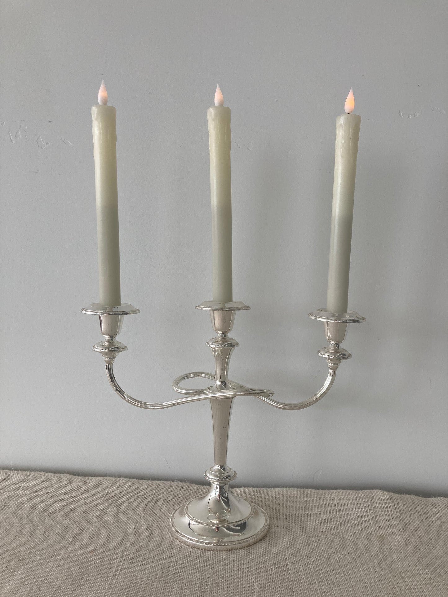 New ivory 10" electric Taper Candle pair with Remote Control