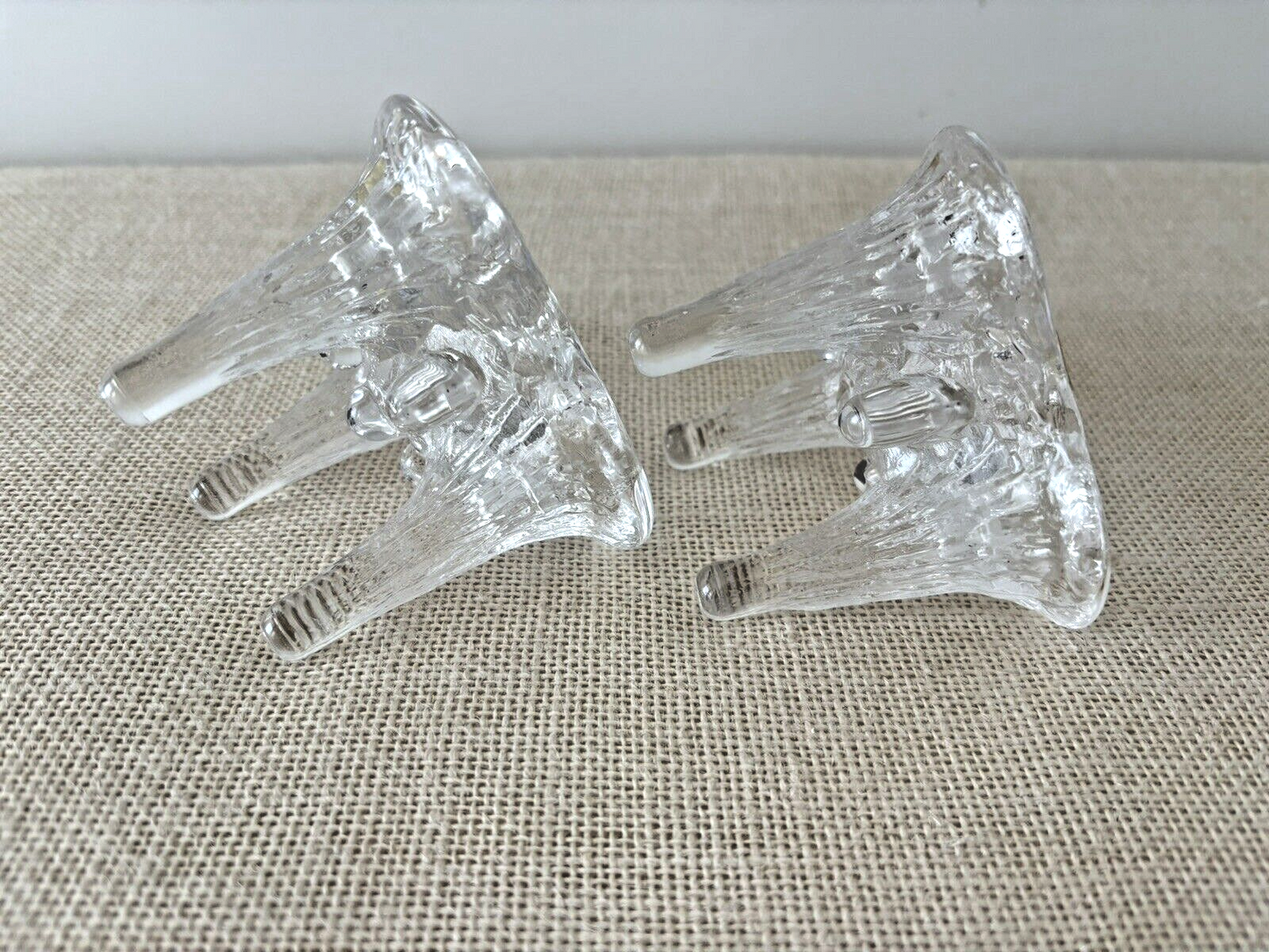 Igloo Ice Crystal Taper Candle Holders by Goran Warff