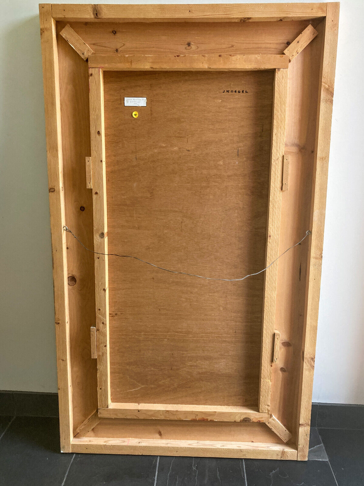 Abstract Expressionist Mixed Media by Jeff Koegel Spore Painting #2 1996