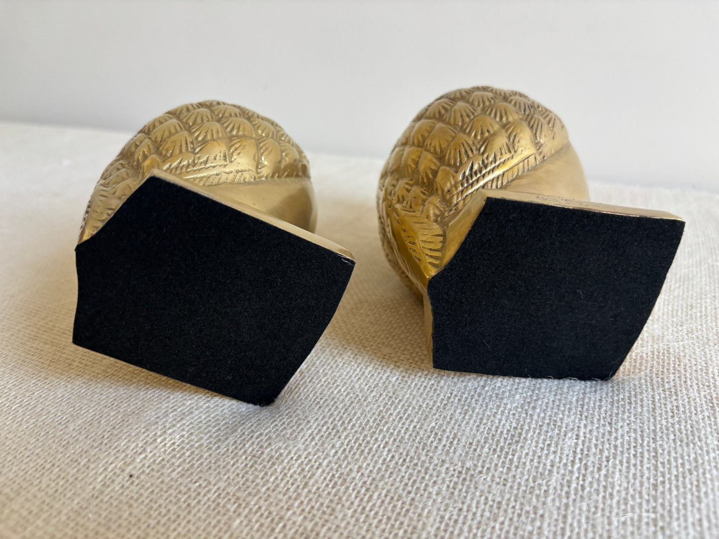 Cast Brass Art Deco Owl Figurine Bookends