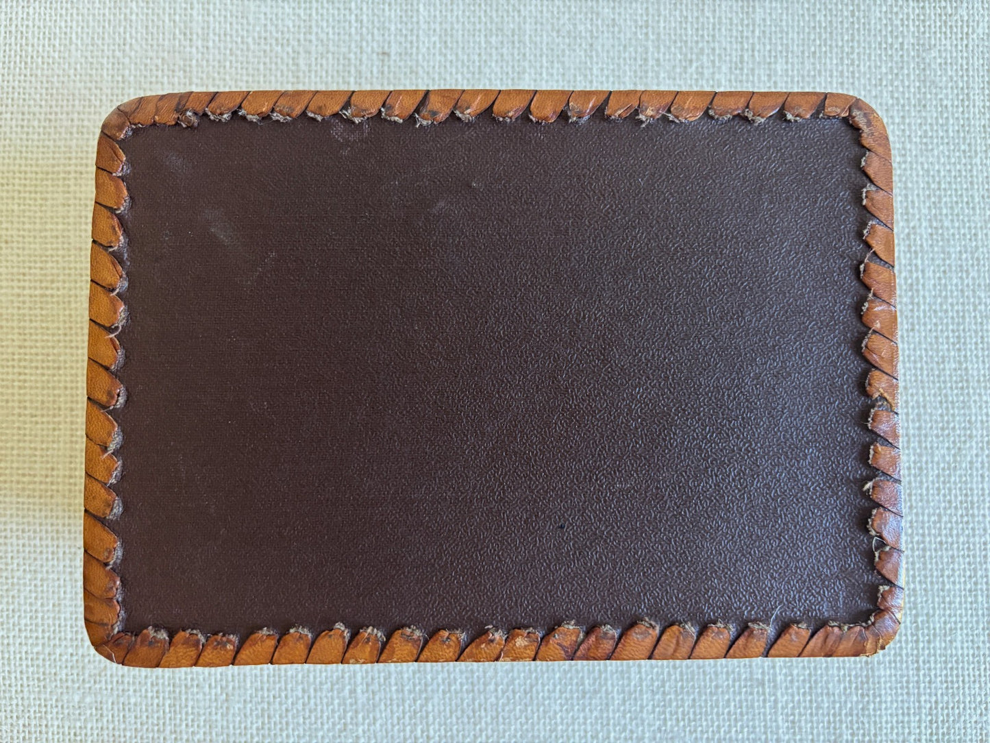 Spanish Hand Tooled Leather Cigarette or Trinket Box