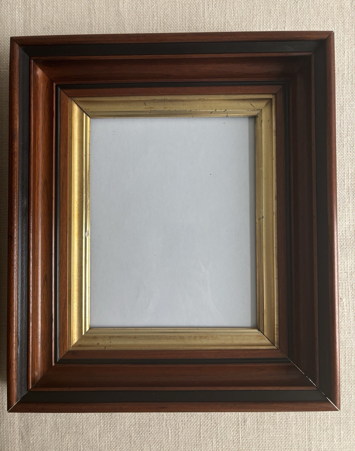 Eastlake Walnut & Gilt Picture Frame Pair