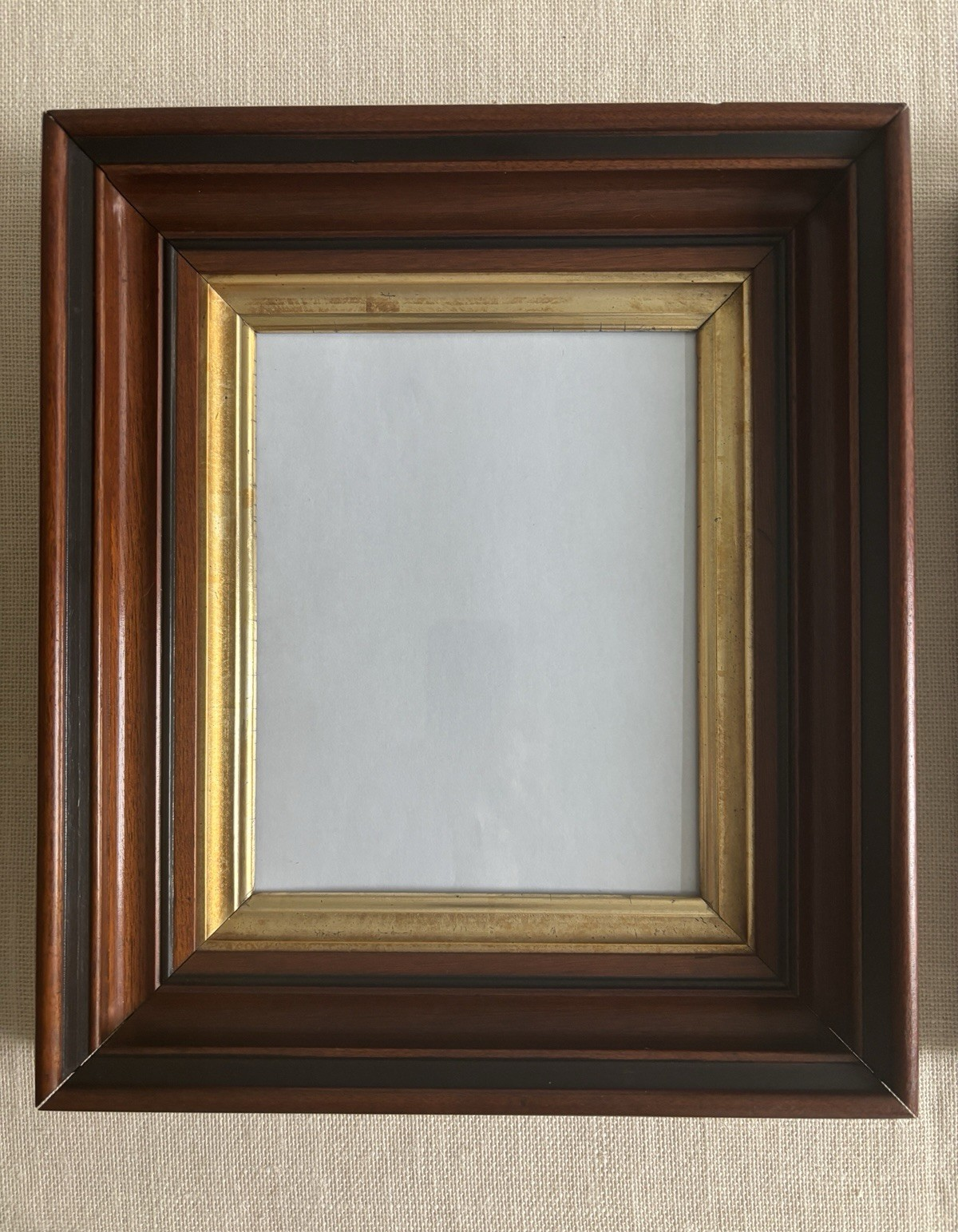 Eastlake Walnut & Gilt Picture Frame Pair