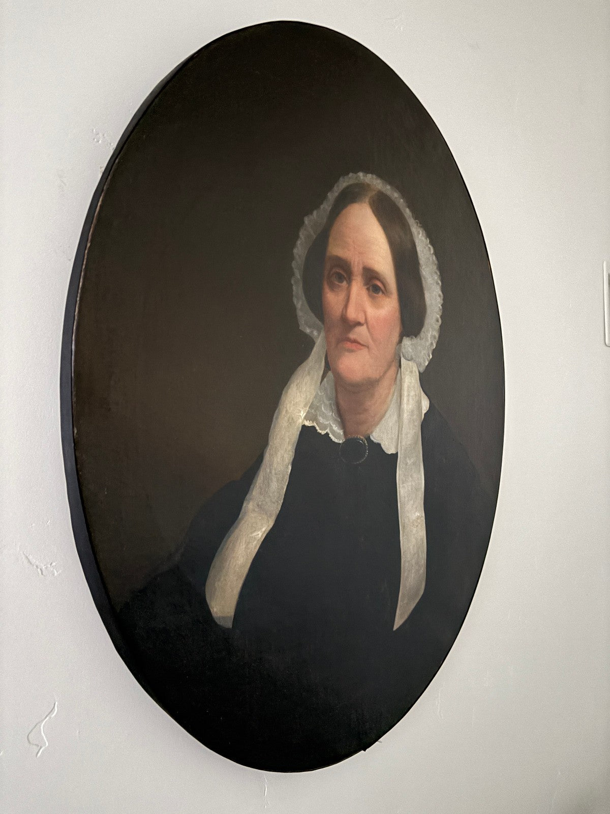 19th Century American Oil Portrait of a Woman