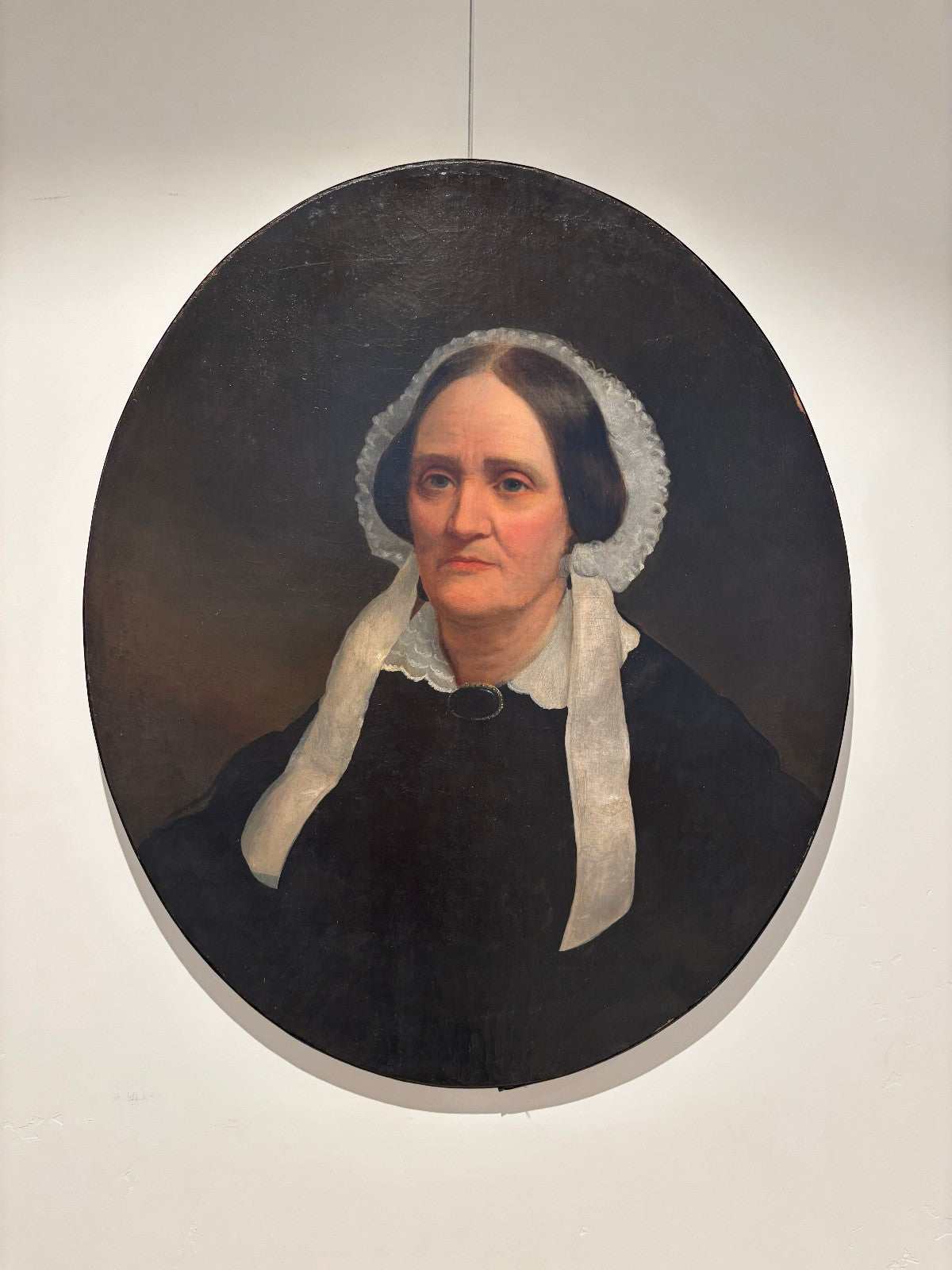 19th Century American Oil Portrait of a Woman