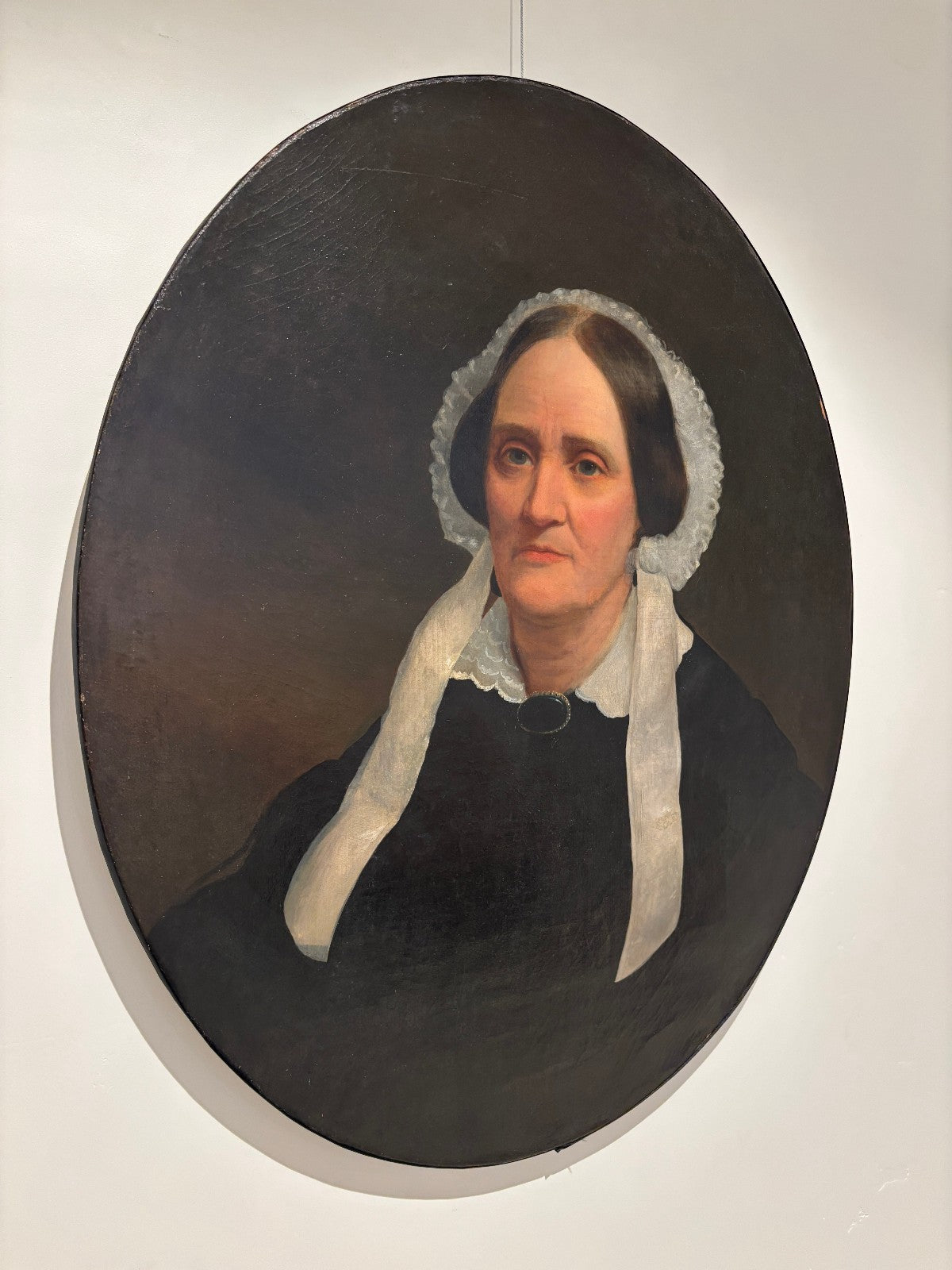 19th Century American Oil Portrait of a Woman