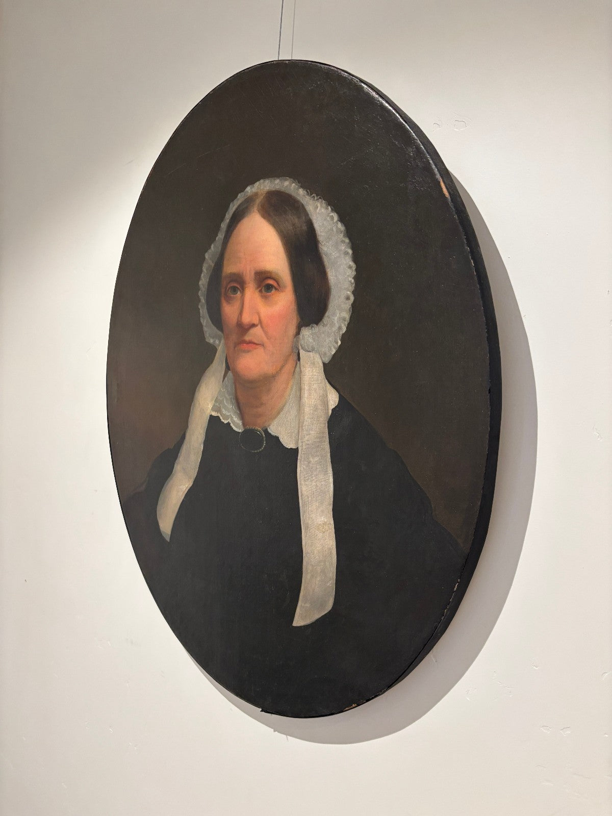 19th Century American Oil Portrait of a Woman
