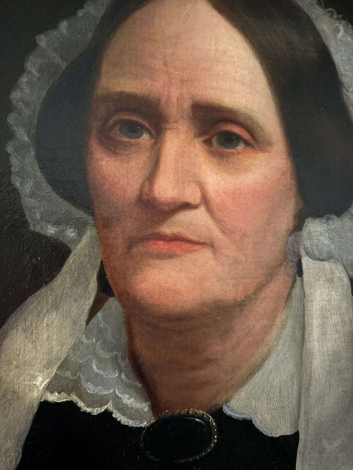 19th Century American Oil Portrait of a Woman