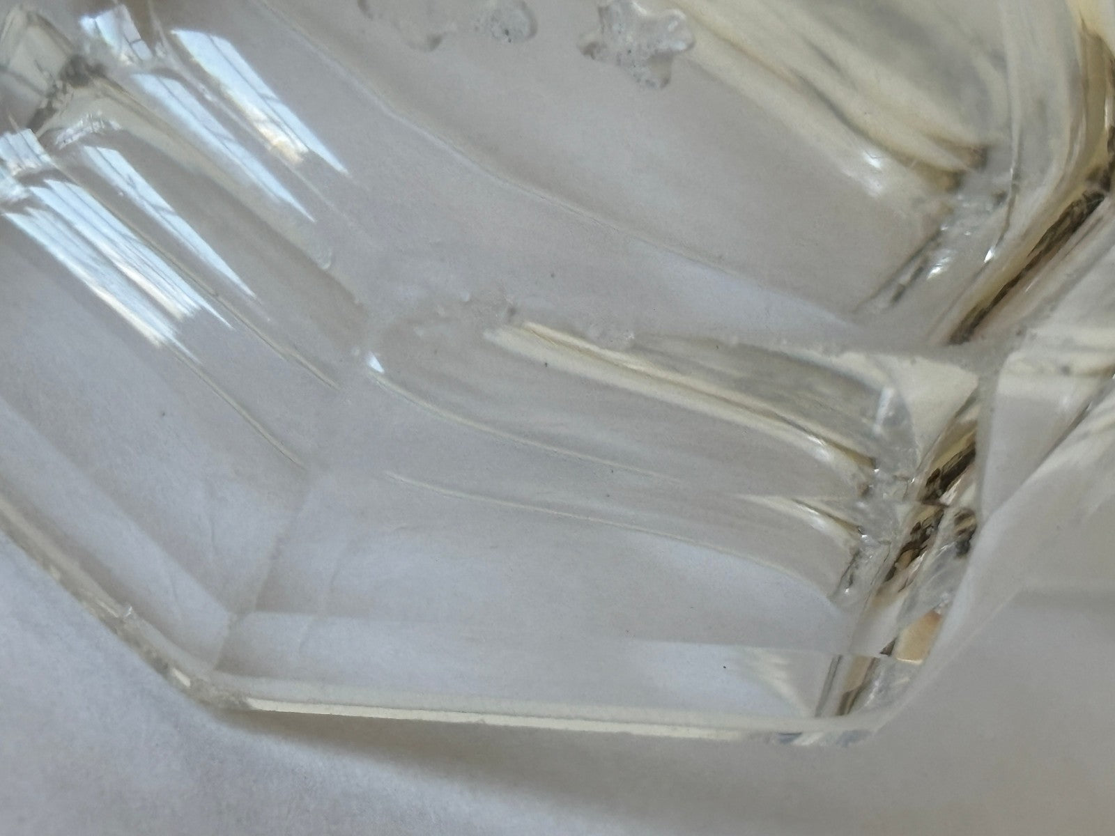 Art Deco Heinrich Hoffmann Intaglio Glass Pin or Ash Trays with Venus & Cupid