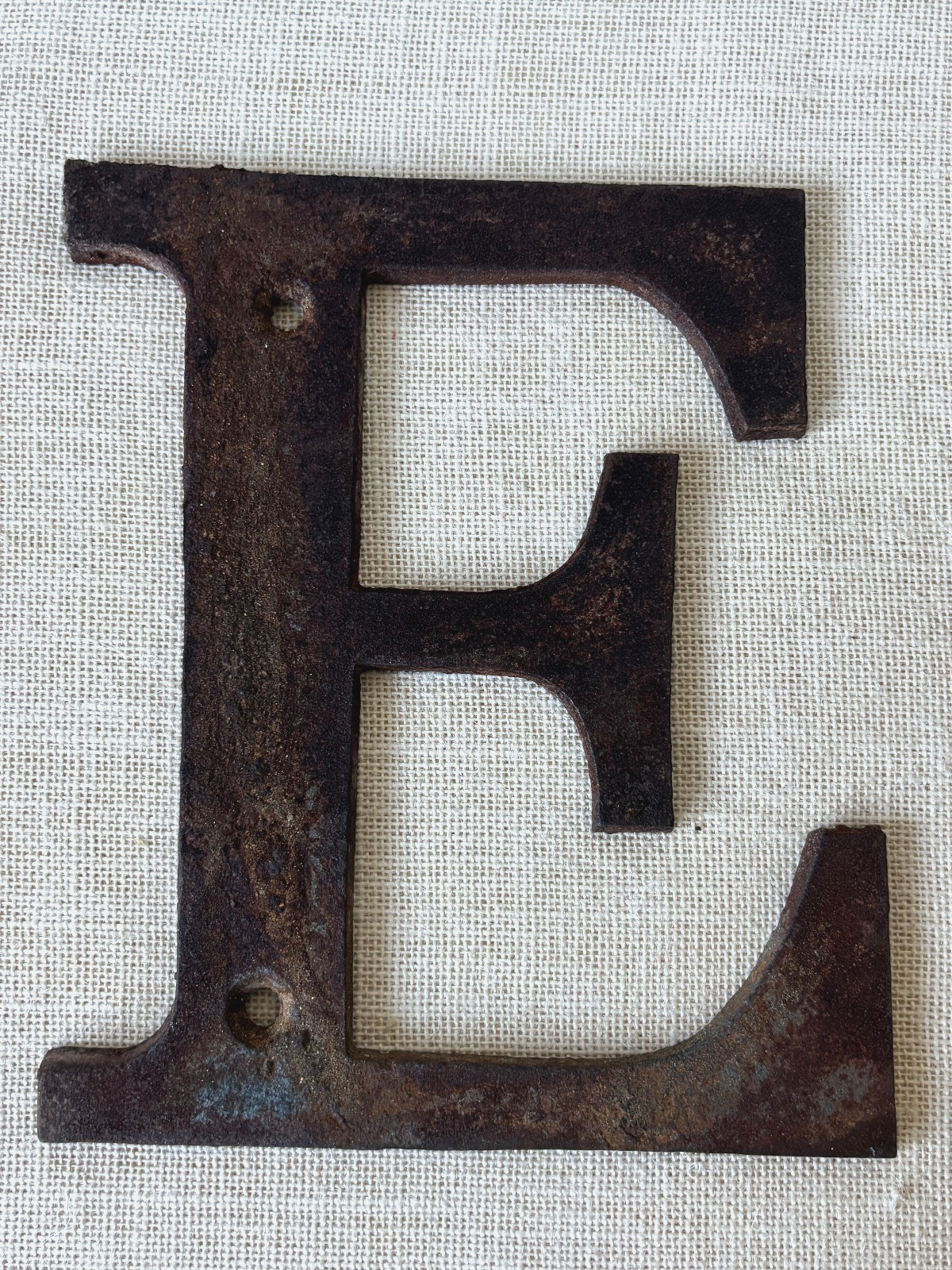 Cast Iron Salvage Industrial LETTERS for Sign or Display