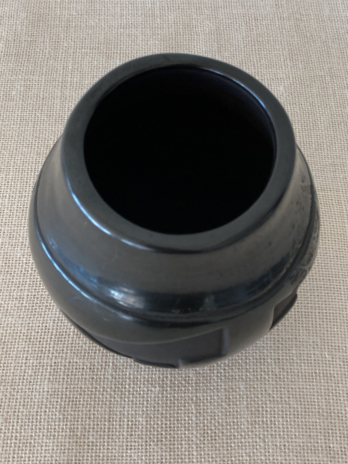 Santa Clara Pueblo Blackware Pots or Vases by R. Sisneros A. Taliman