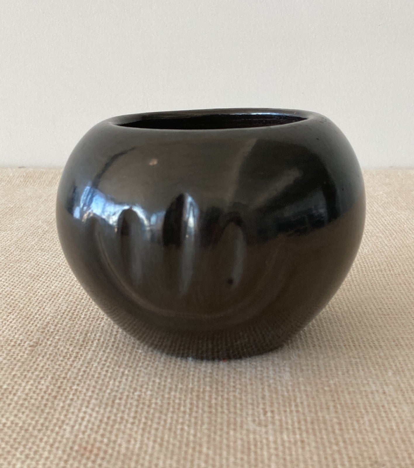 Santa Clara Pueblo Blackware Pots or Vases by R. Sisneros A. Taliman