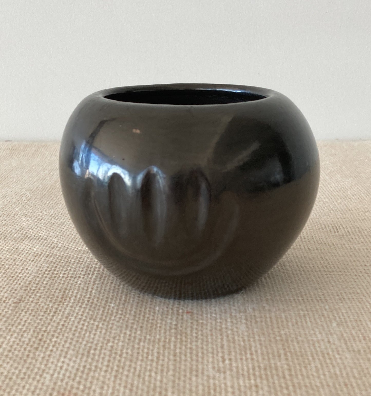 Santa Clara Pueblo Blackware Pots or Vases by R. Sisneros A. Taliman