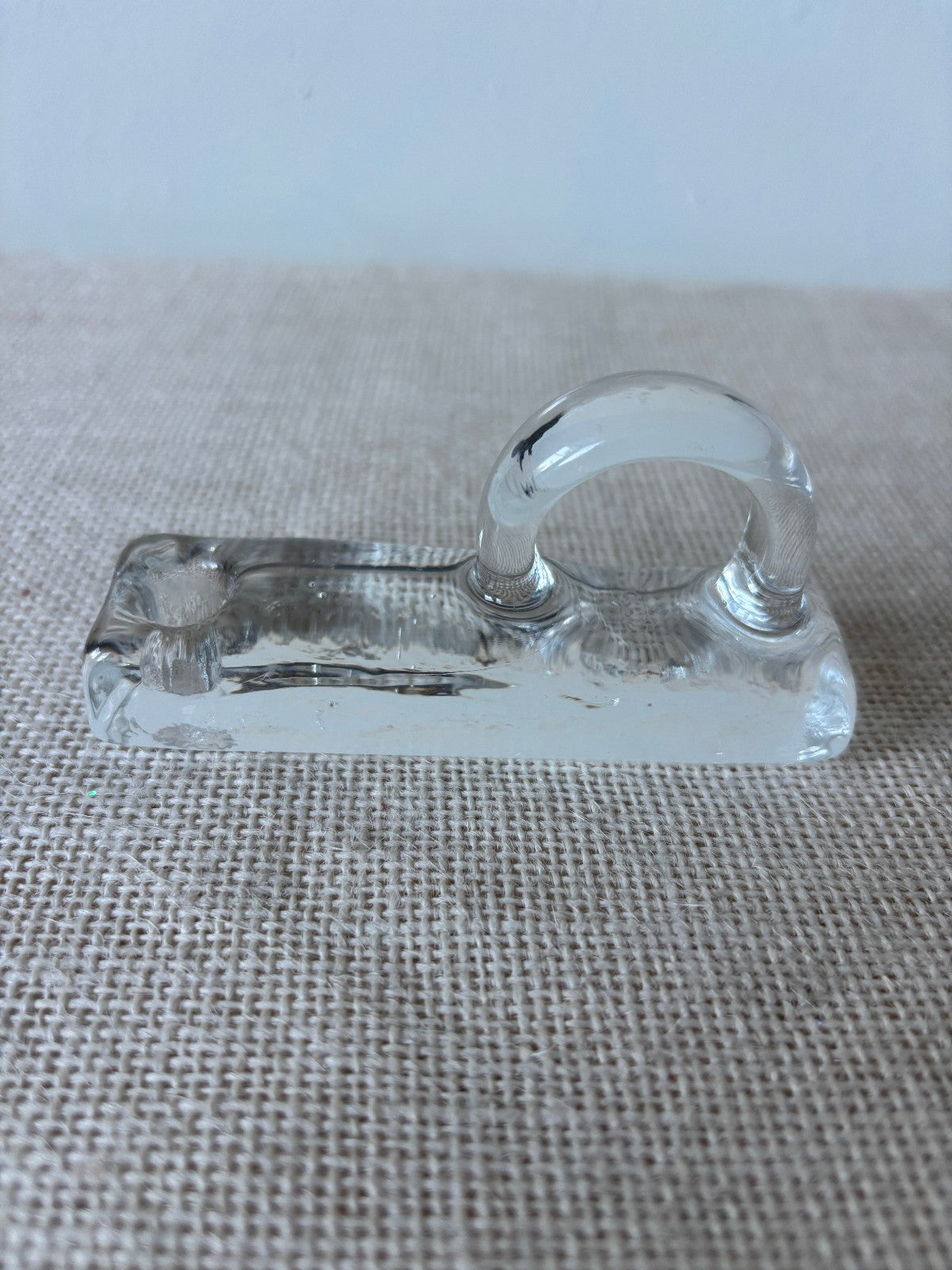 Bergdala Ice Art Glass Chambersticks with Candles