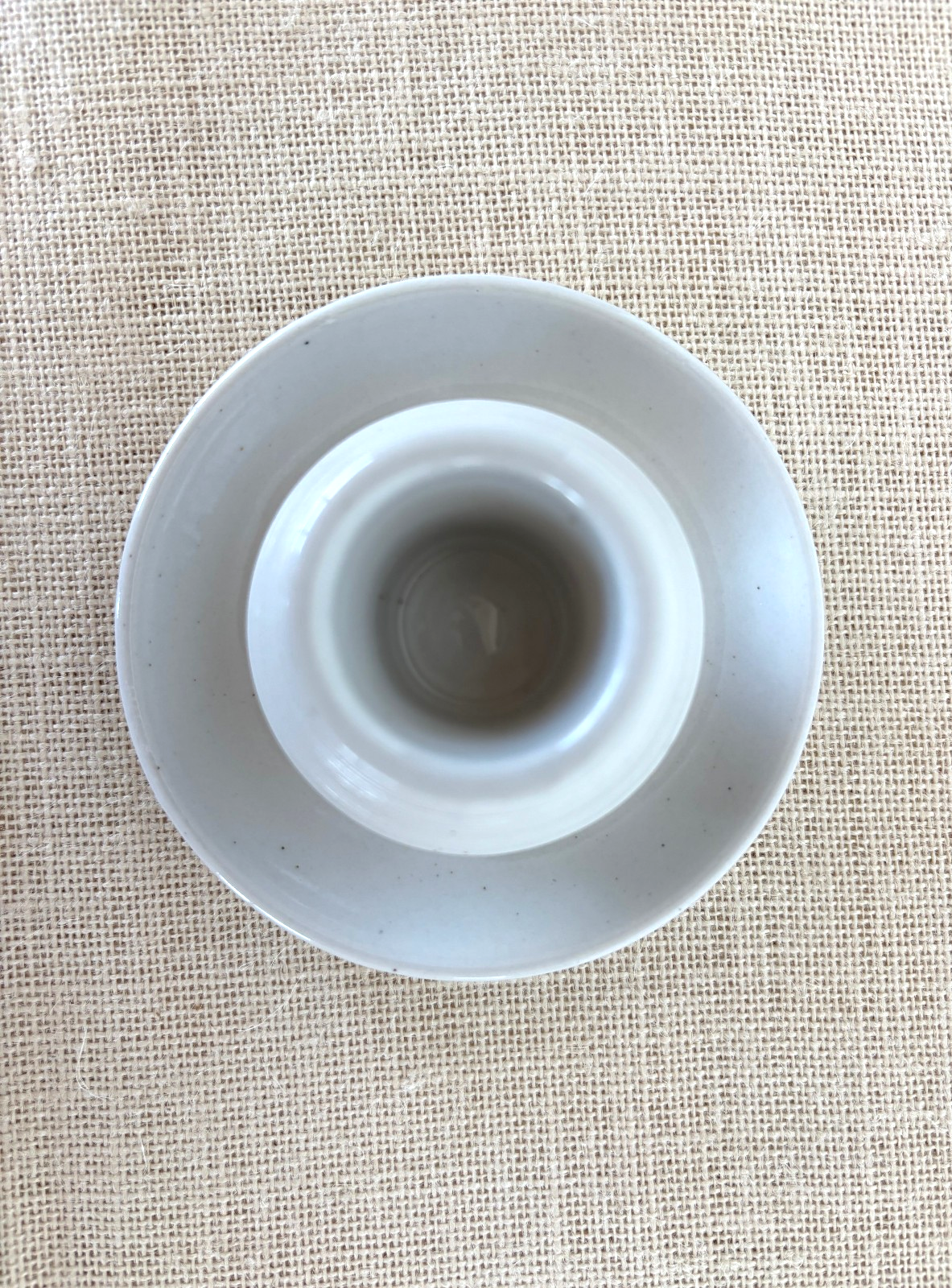 French Pyrogène white porcelain Match Striker & Drip Tray