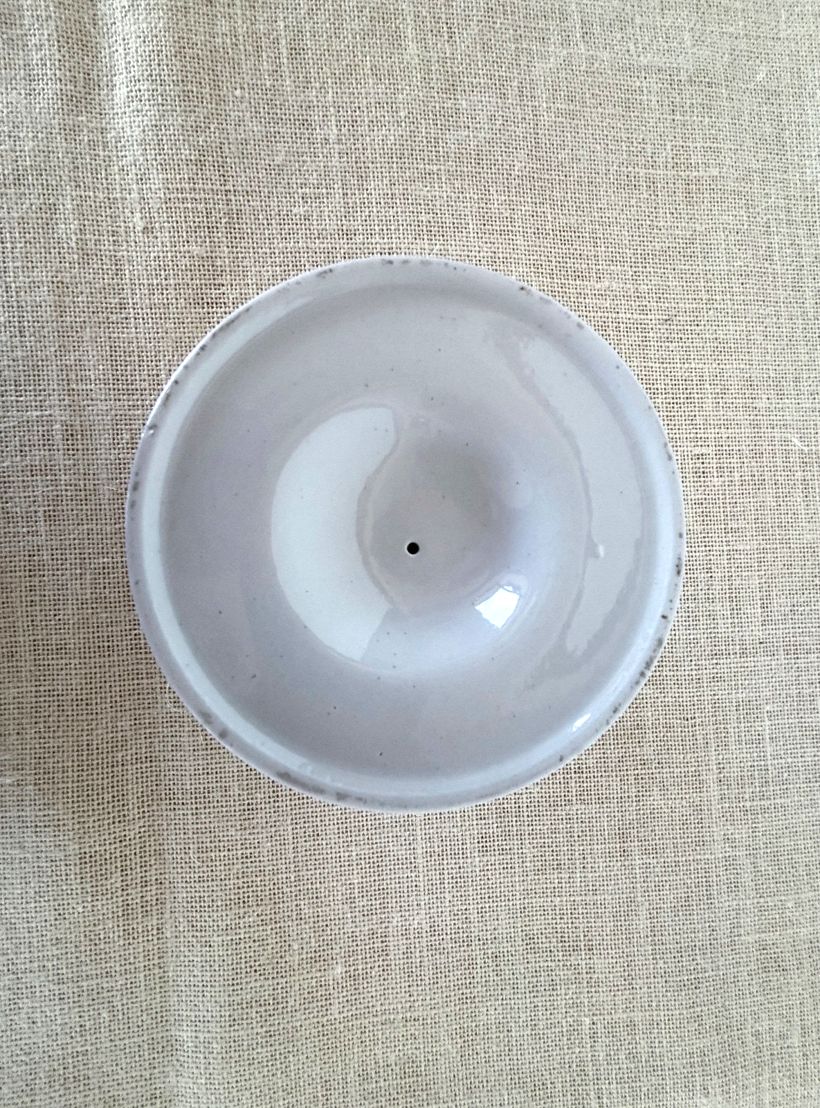 Vintage Pyrogène French white porcelain Match Striker Holder Ash Tray