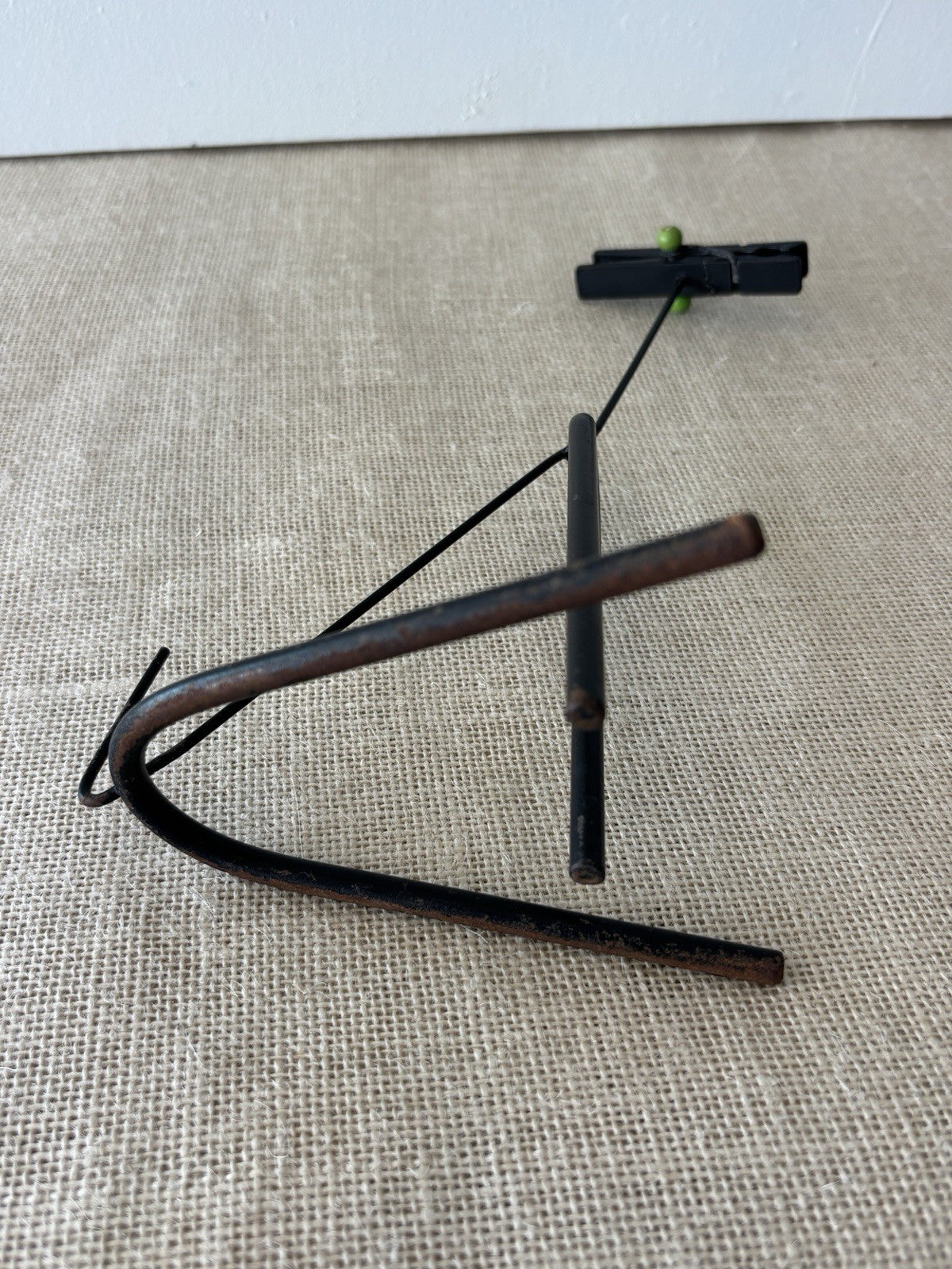 MCM Wire Dog Note Holder Desk Accessory attributed to Tony Paul