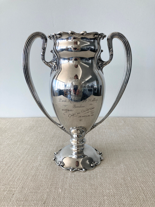 1905 Sterling Art Nouveau Polo Trophy American Royal Kerr & Co